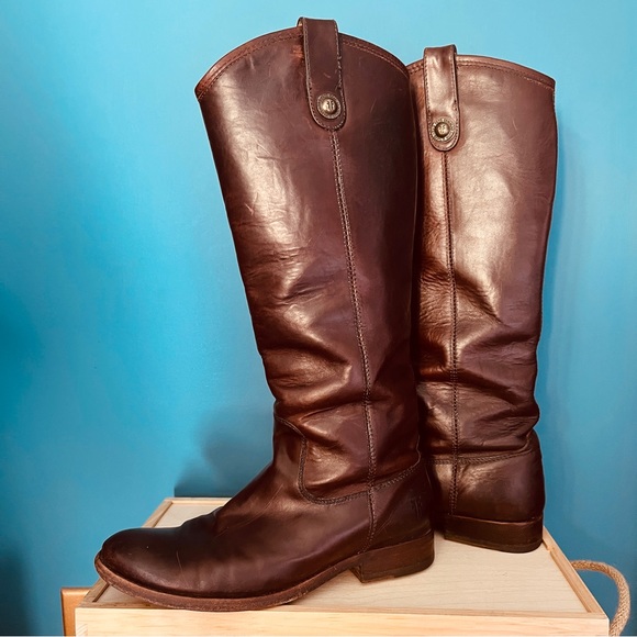 Frye, chestnut brown, Riding Boots. - Picture 9 of 10